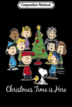 Paperback Composition Notebook: Peanuts Christmas Time is Here Journal/Notebook Blank Lined Ruled 6x9 100 Pages Book