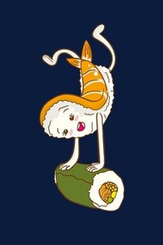 Acrobatics Notebook: Reading Notebook Journal For Acrobatics Gymnastics Sports Lovers And Japanese Sushi Fans