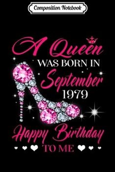 Composition Notebook: Womens Queens are born in September 1969 50th Birthday Gift Journal/Notebook Blank Lined Ruled 6x9 100 Pages