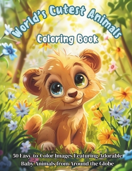World's Cutest Animals Coloring Book: Fun & Relaxing Designs for Adults and Kids