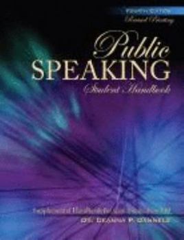 Spiral-bound PUBLIC SPEAKING STUDENT HANDBOOK: SUPPLEMENTAL HANDBOOK FOR COMMUNICATION 110 Book