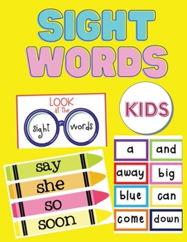 Sight Words For Kids: 100 Sight Words Kindergarten Workbook Ages 4-8 - Learn to Read Adventure for Toddlers - Learning Activity Book for Kid