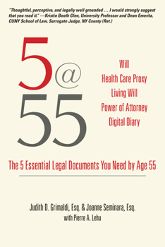 Paperback 5@55: The 5 Essential Legal Documents You Need by Age 55 Book