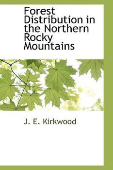 Hardcover Forest Distribution in the Northern Rocky Mountains Book