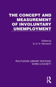 Paperback The Concept and Measurement of Involuntary Unemployment Book