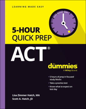 Paperback ACT 5-Hour Quick Prep for Dummies Book