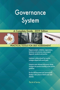 Paperback Governance System A Complete Guide - 2019 Edition Book