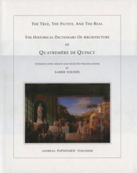 Hardcover Quatrememere de Quincy's Historical Dictionary Book