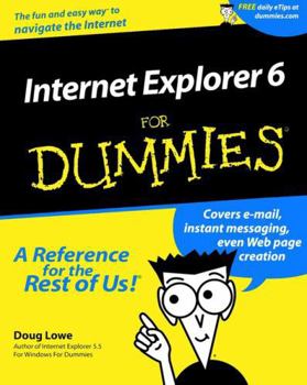 Paperback Internet Explorer 6 for Dummies Book