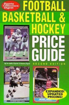 Paperback Football Basketball and Hockey Price Guide Book