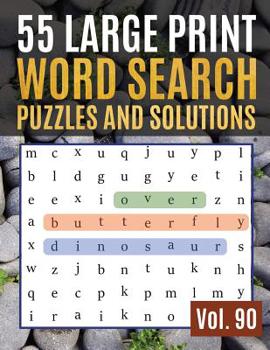 55 Large Print Word Search Puzzles and Solutions: Activity Book for Adults and kids - Word Search Puzzle: Wordsearch puzzle books for adults entertainment Large Print ( Find Words for Adults & Seniors