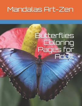 Paperback Butterflies Coloring Pages for Adult Book