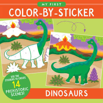 Gift Dinosaurs First Color by Sticker Book