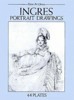 Paperback Ingres Portrait Drawings: 44 Plates Book