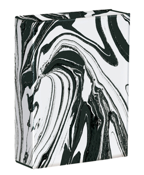 Board Game Teneues - Playing Cards: Black and White Marble, Gift Box with Magnetic Closure, 52 Cards, Blue Core Card Stock, Linen Texture: Standard 52 Playing Ca Book