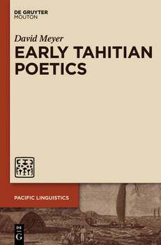 Hardcover Early Tahitian Poetics Book