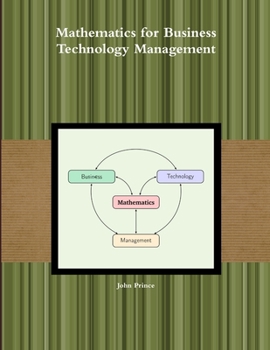 Paperback Mathematics for Business Technology Management Book