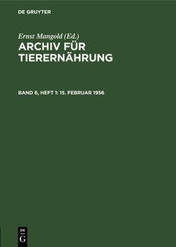Hardcover 15. Februar 1956 [German] Book