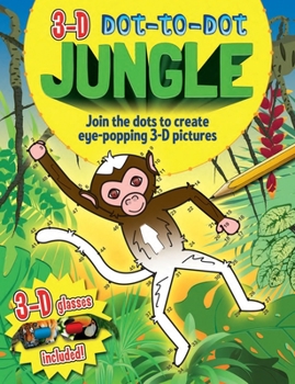 Paperback 3D Dot to Dot Jungle Book