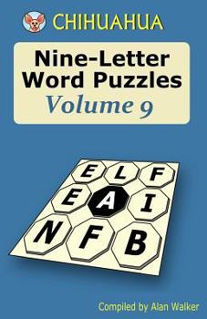 Paperback Chihuahua Nine-Letter Word Puzzles Volume 9 Book