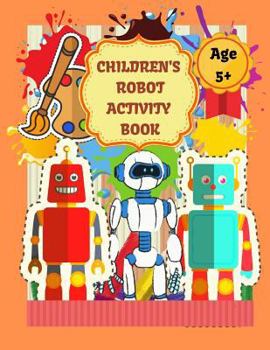 Paperback Children's Robot Activity Book