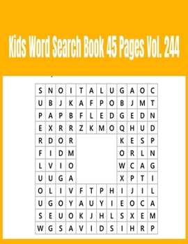 Kids Word Search Book 45 Pages Vol. 244