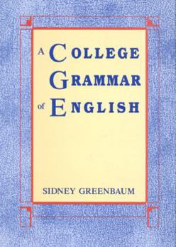 Paperback A College Grammar of English Book