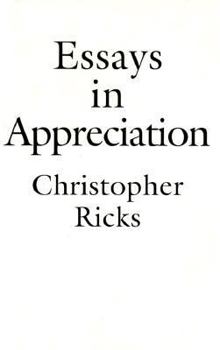 Hardcover Essays in Appreciation Book