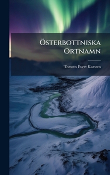 Hardcover Ã-sterbottniska Ortnamn [Swedish] Book