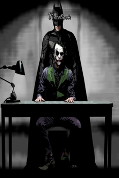 The Jocker Design 73  Notebook Comics For Jocker Fans and Lovers: Lined Notebook / Journal Gift, 120 Pages, 6x9, Soft Cover, Matte Finish