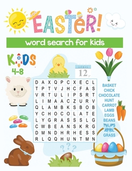 Paperback Easter word search for kids: Fun Children's Easter Gift or Present for Toddlers & Kids Book