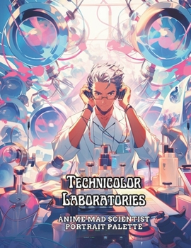 Paperback Technicolor Laboratories: Anime Mad Scientist Portrait Palette Book
