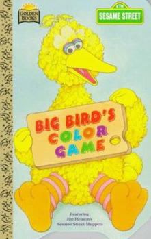 Board book Big Bird's Color Game (Golden Sturdy Shape Book / Sesame Street) Book