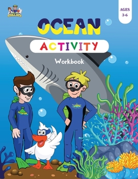 Paperback Ocean Activity Workbook Age 3-6 Book