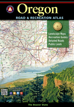 Paperback Oregon Benchmark Road & Recreation Atlas Book