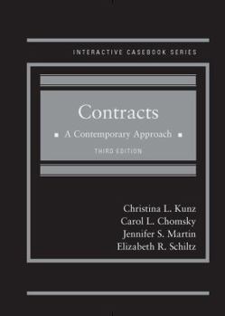 Hardcover Contracts: A Contemporary Approach (Interactive Casebook Series) Book