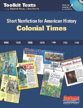 Spiral-bound Colonial Times: Short Nonfiction for American History Book
