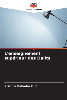 Paperback L'enseignement supérieur des Dalits [French] Book