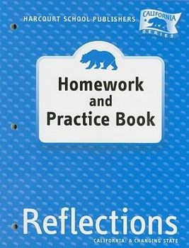 Paperback Harcourt School Publishers Reflections: Homework & Practice Book Lif Reflections 07 Grade 4 Book