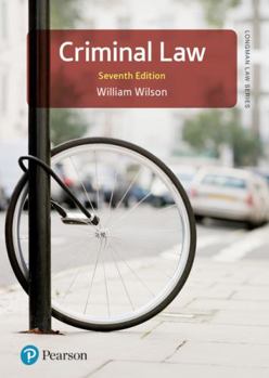 Paperback Criminal Law Book