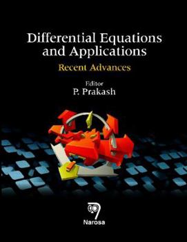 Hardcover Differential Equations and Applications: Recent Advances Book