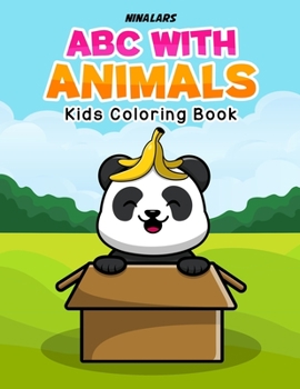 Paperback ABC With Animals: Kids Coloring Book