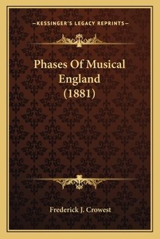 Paperback Phases Of Musical England (1881) Book