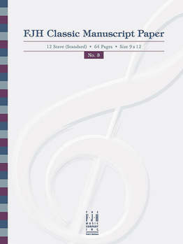 Paperback Fjh Classic Manuscript Paper No. 3 Book
