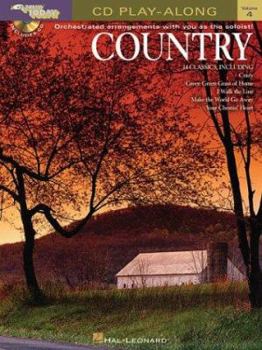 Paperback Country: E-Z Play Today CD Play-Along Volume 4 Book