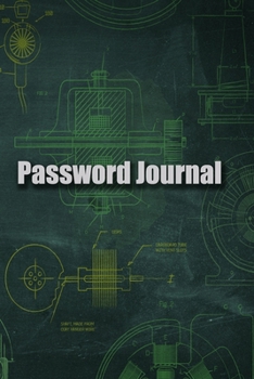 Personal Password Journal, Removable Cover Band for Security, An Organizer for All Your Passwords and Shit, Password Journal: Personal Password Journal