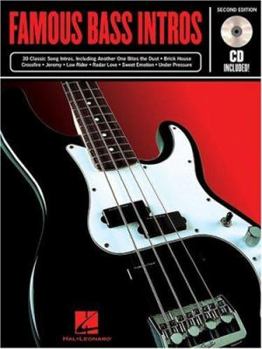 Paperback Famous Bass Intros Book