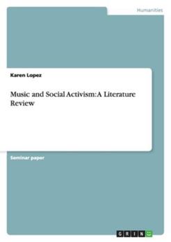 Paperback Music and Social Activism: A Literature Review Book