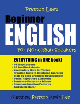 Preston Lee's Beginner English For Norwegian Speakers (British Version) (Preston Lee's English For Norwegian Speakers