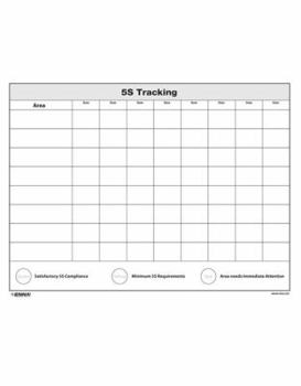 Loose Leaf 5s Tracking Sheet Book